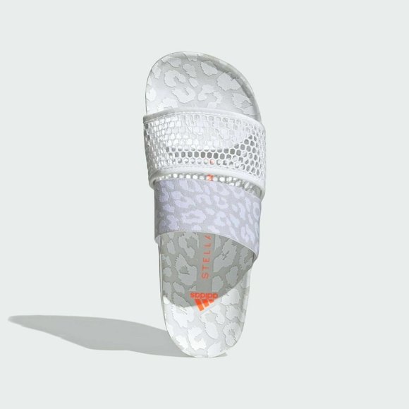 Adidas Women's by Stella McCartney White STELLA-LETTE SLIDES Size 5 us FV6527 - Picture 5 of 6